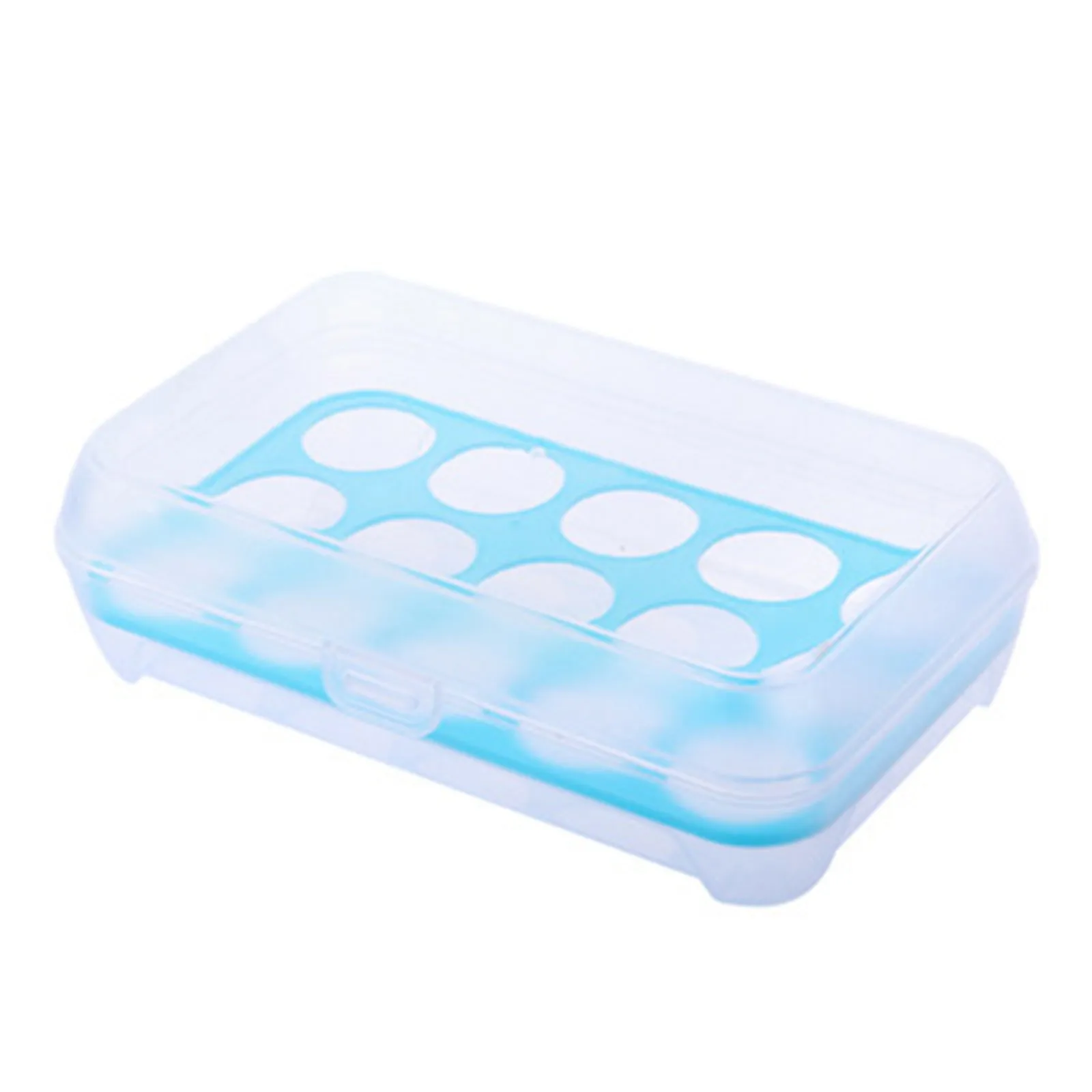 Single Layer Refrigerator Food 15 Eggs Airtight Storage Container Plastic Box