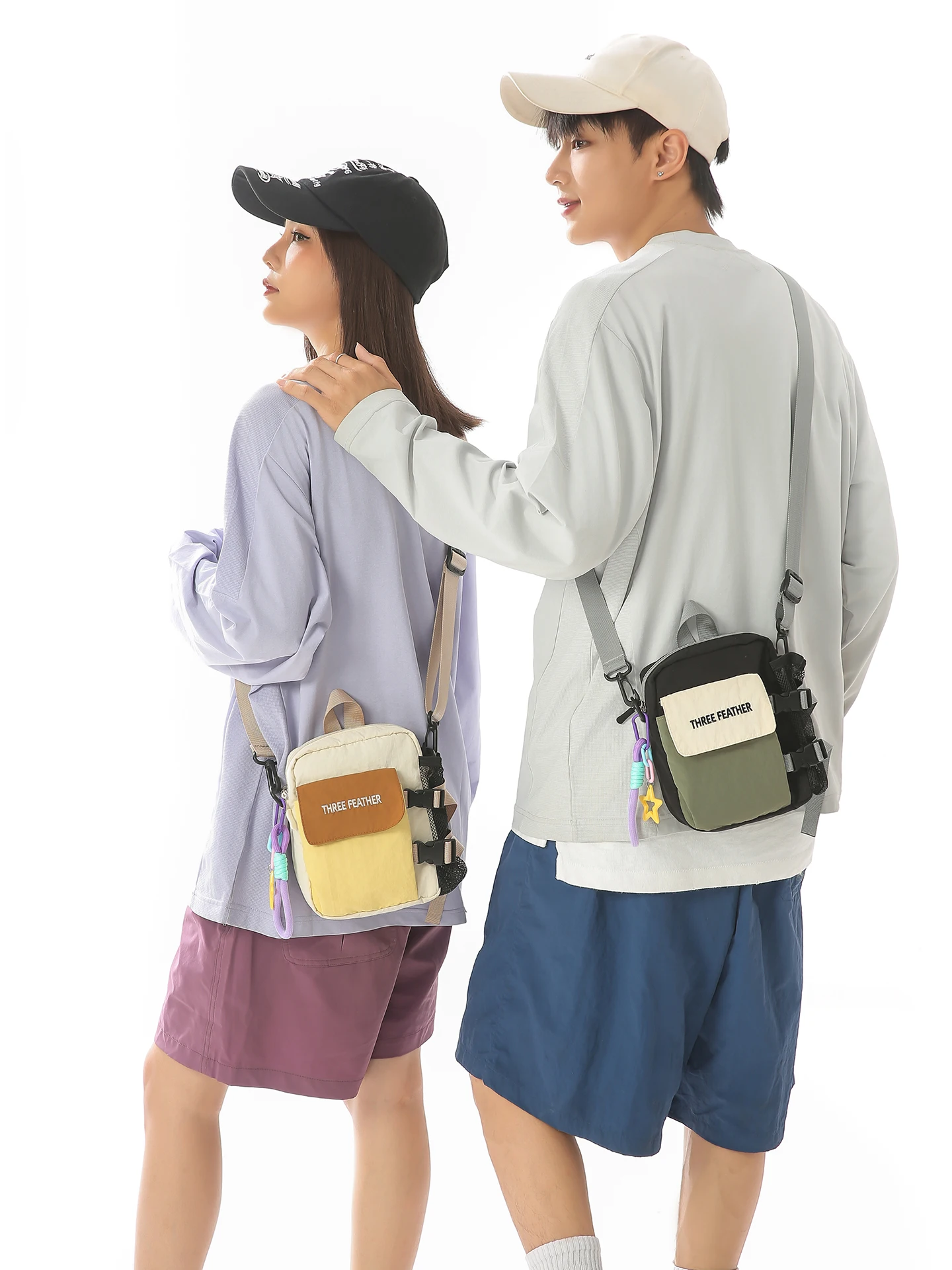 bolsa-de-telefone-em-nylon-duravel-unissex-crossbody-resistente-a-Agua-anti-queda-estrutura-de-dupla-camada-para-celular