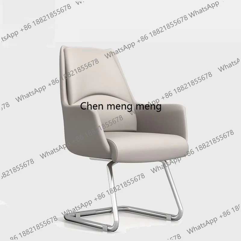 

Office staff meeting reception business bow leather comfortable simple light luxury meeting computer chair