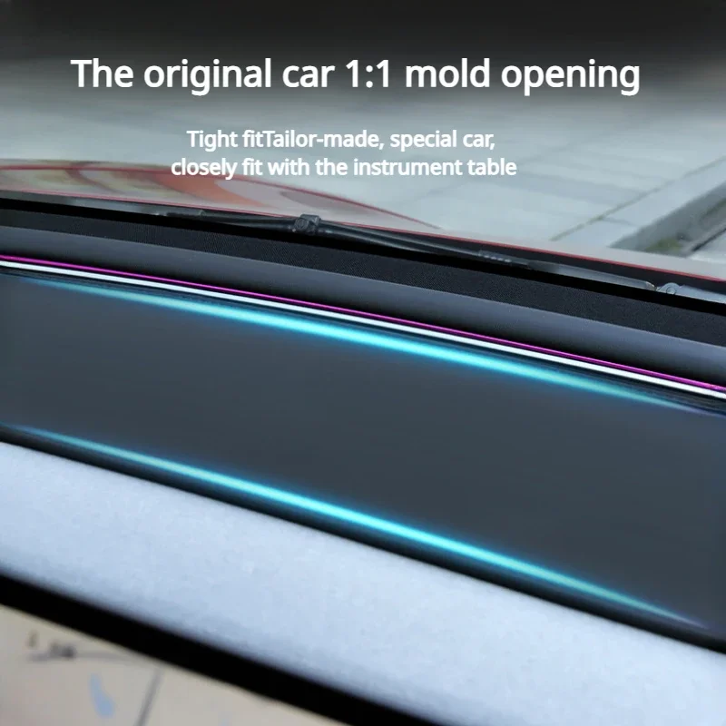 Dashboard Cover Pad For Tesla Model 3 Highland 2024 Sunshade Protector Anti-UV Dash Mat Sun-shading Non-slip Car Accessories