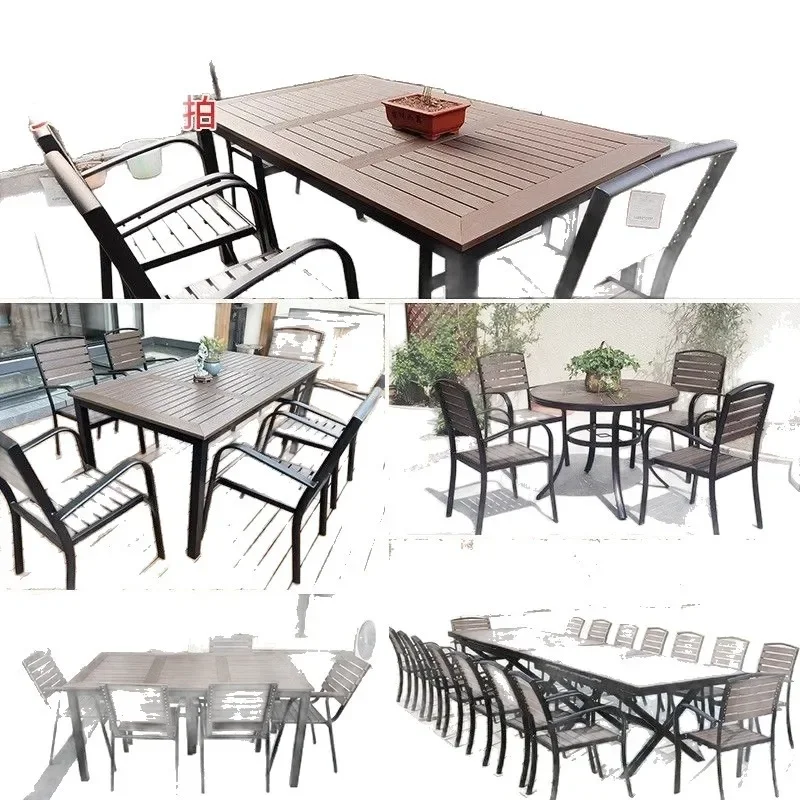 

Outdoor tables and chairs villa garden courtyaad outdoor terrace balcony preservative wood