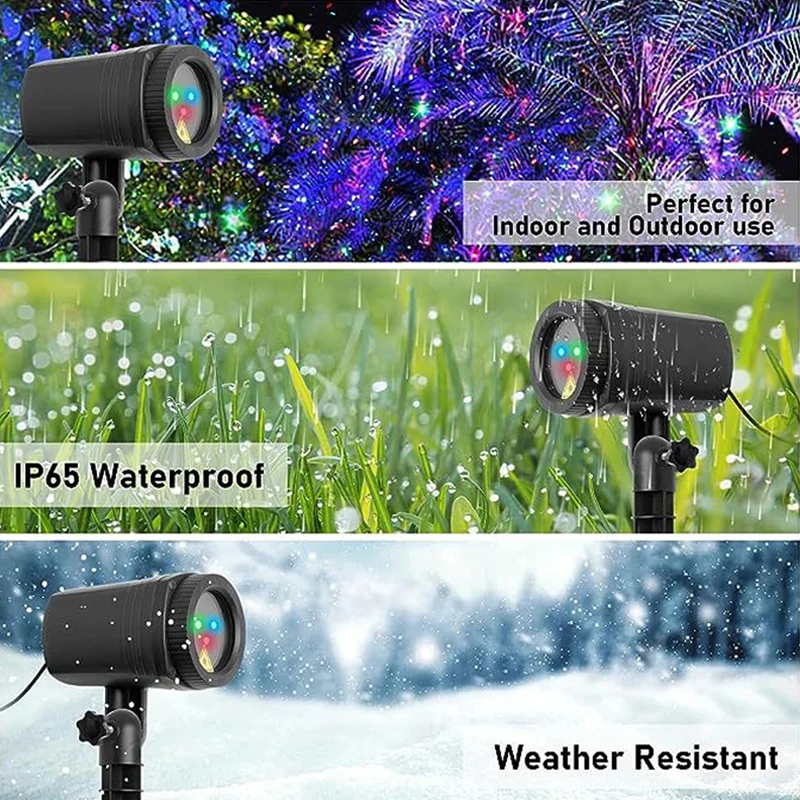

Outdoor waterproof lawn projection light RGB laser light ground projection light garden courtyard festival decoration lighting
