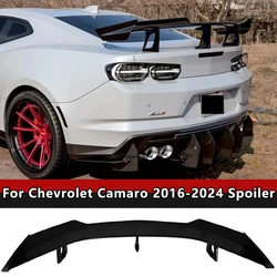 For Chevrolet Camaro 2016-2024 ZL1 1LE Style Rear Trunk Lid Spoiler wing Car Tailgate Flap Trim Decklid Lip Body Accessories
