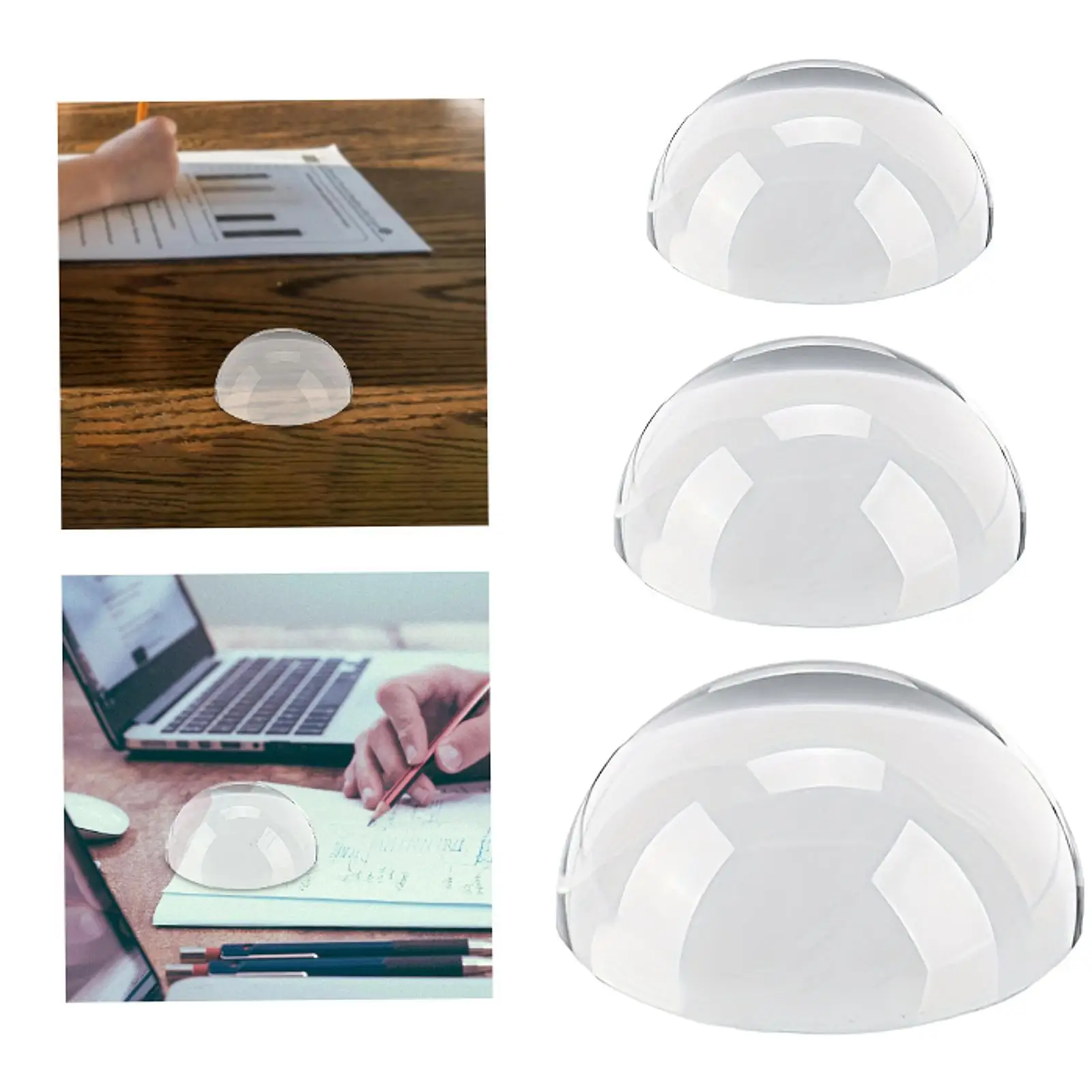 

Acrylic Dome Magnification Reading Magnifying Glass for Office Decoration