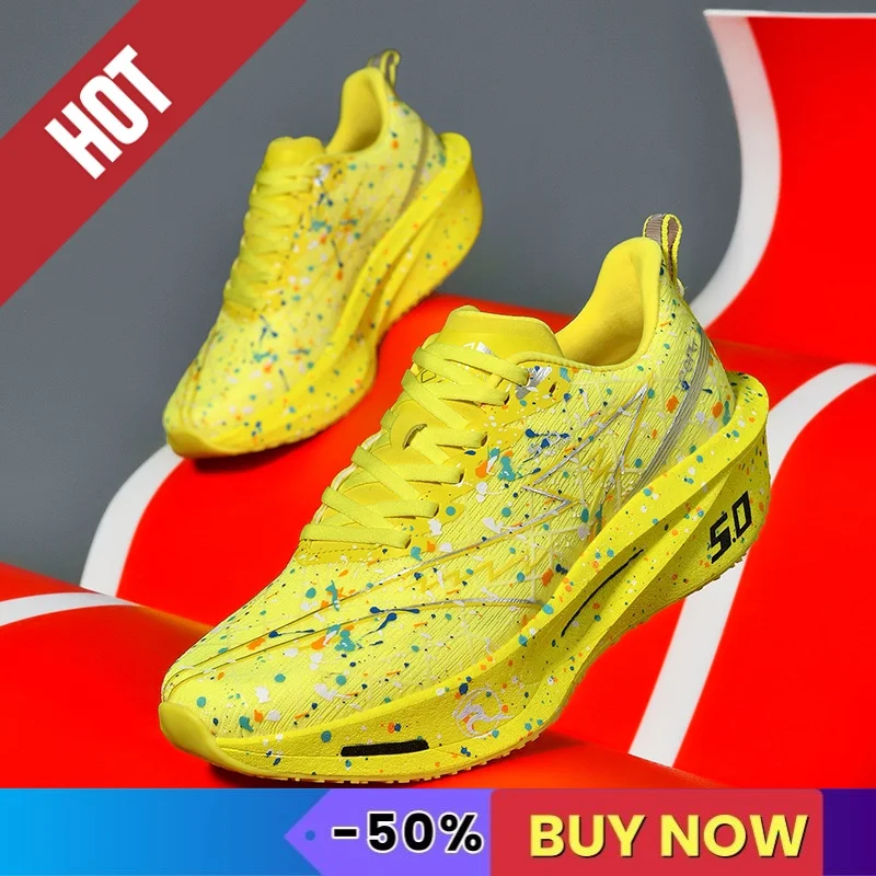 NEW Sports Running Shoes Men Sneakers Marathon Breathable Comfortable Brand Women Athletic Nonskid Sneakers Outdoor Air Cushion