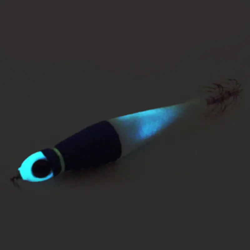 YAMASHITA Imported Deep-sea Rocket Launcher Squid Blowpipe SQUID490 Color Luminous Deep-sea Cloth Roll Bait