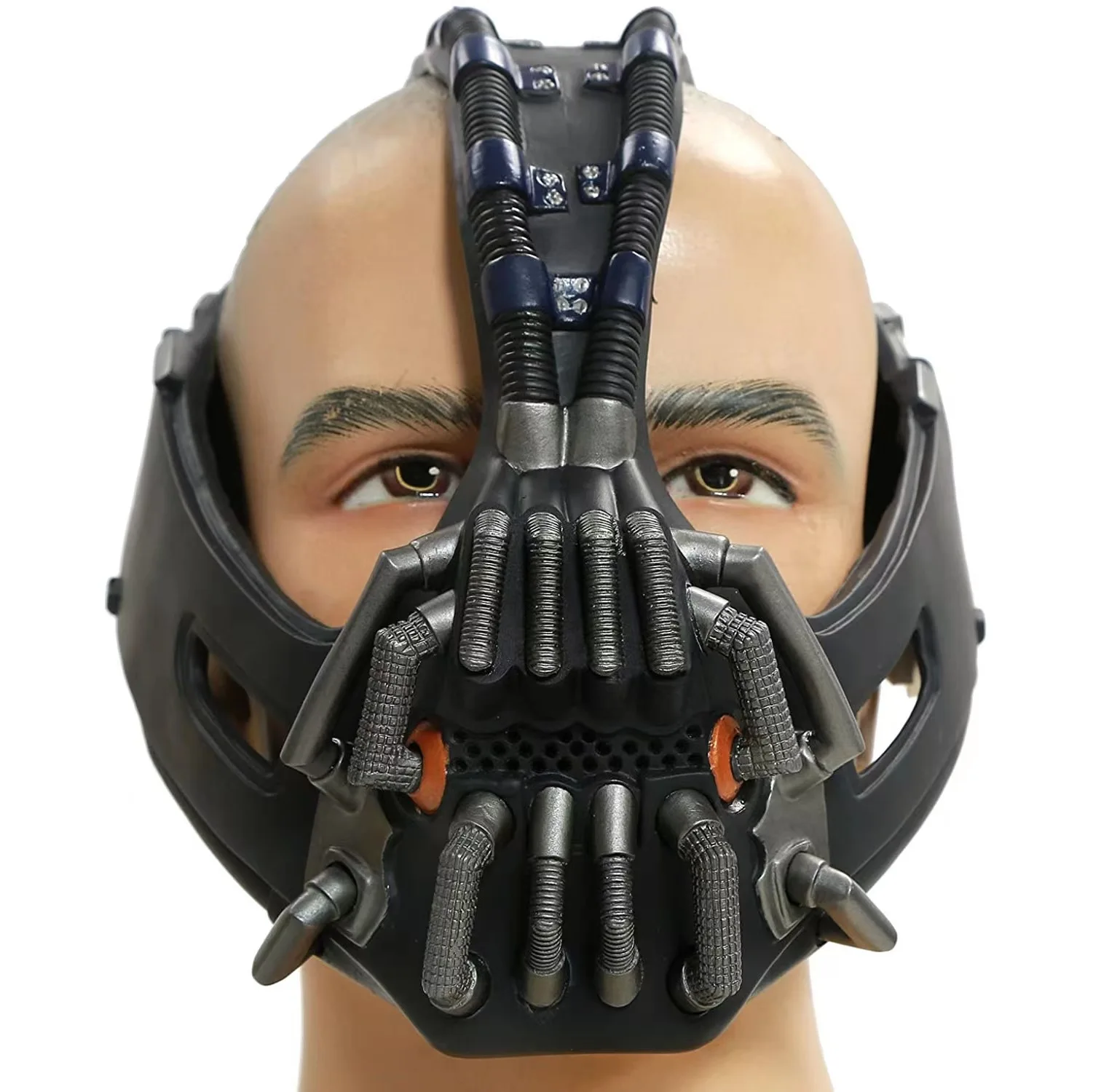 الرعب دور اللعب غطاء رأس الملابس Bane قناع فيلم فارس الظلام تأثيري اللاتكس قناع هالوين حفلة الكبار خوذة