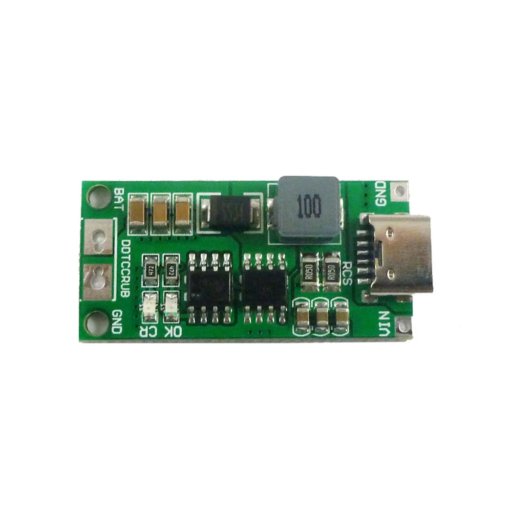 Type C BMS 2S 3S 4S 1A 2A 4A 18650 Lithium Battery Charger Board USB C Step-up Boost Module For Li-Po Polymer Power Bank