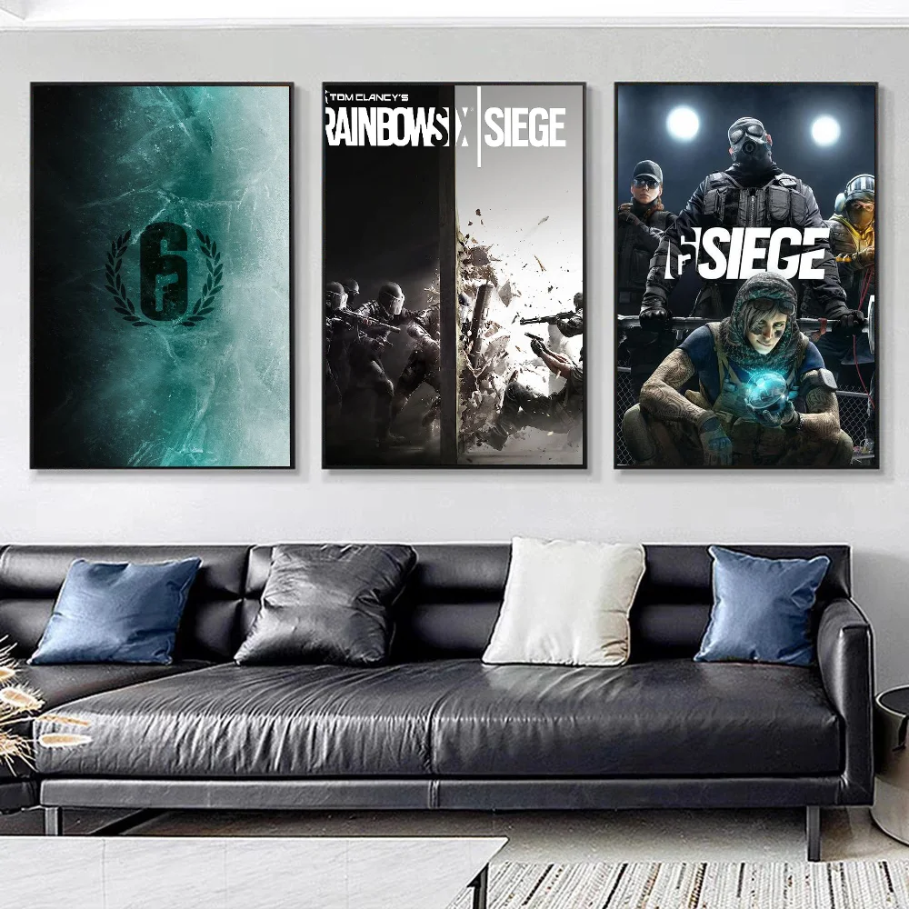 A-Game Siege-R-Rainbow-S-Six R6 Poster Wall Art Home Decor Room Decor Digital Painting Living Room Restaurant Kitchen Art