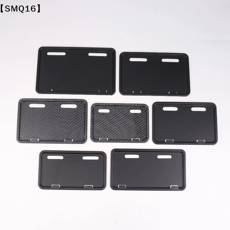 1Pcs Universal Electric Bicycle Stainless Steel License Plate Holder Frame Anti-theft Protective Cover Motorcycle License【SMQ】