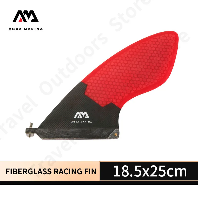 

AQUA MARINA FIBERGLASS RACING FIN Surfing Accelerate Screw Installation Design Tail Rudder SUP Surfboard Accessories Stable