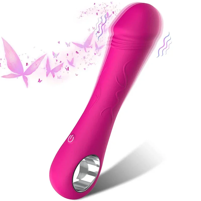 Powerful G Spot Vibrator Female Nipple Clitoris Stimulator Fast Orgasm Soft Dildo Massager Adults Goods Sex Toys for Women