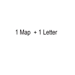 1 Map And 1 Letter