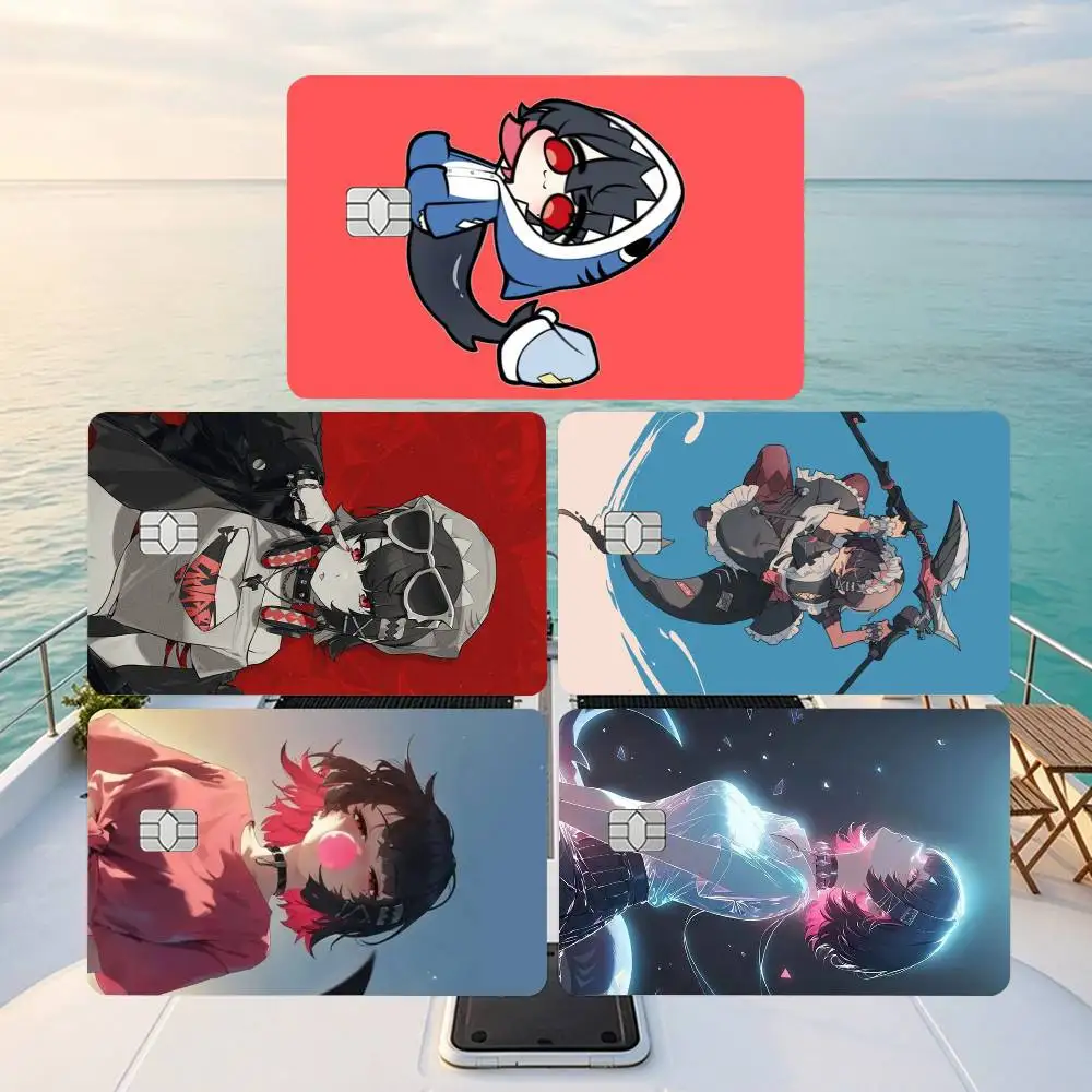 Hot Game ZZZ Ellen Joe Credit Card HD Stickers Small Chip Waterproof Sticker Game Card Decal Gift