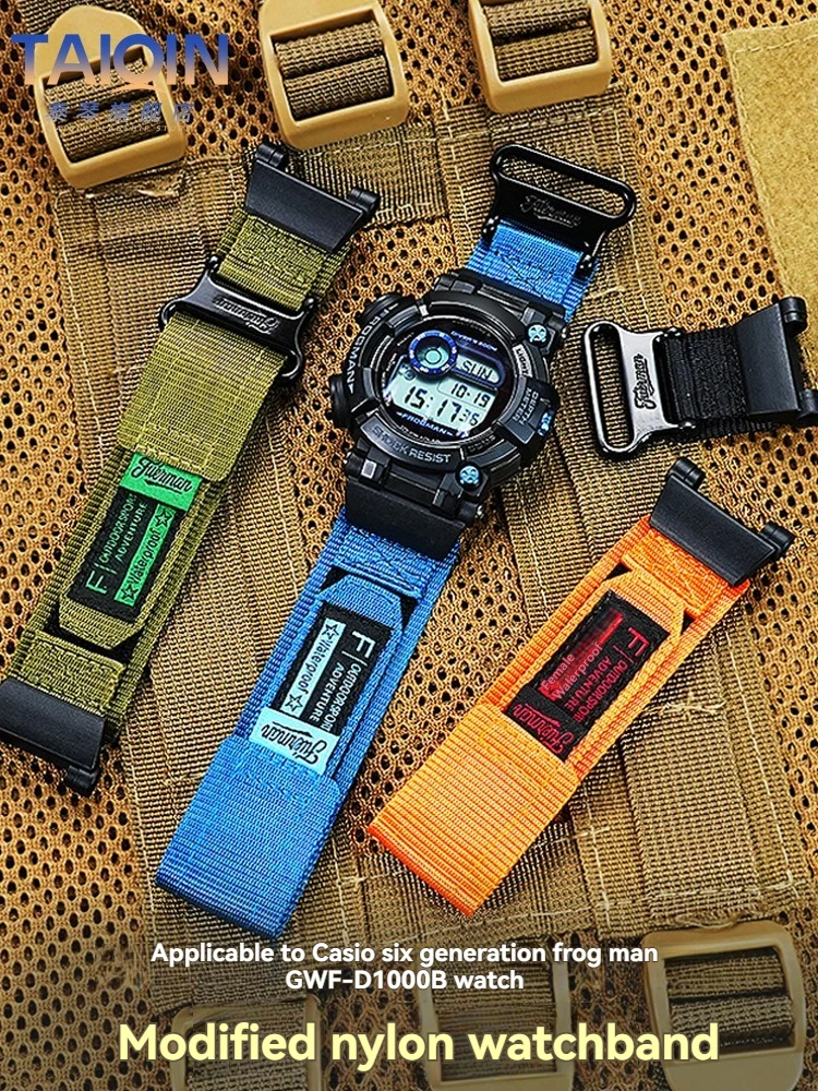 GWF-D1000/Nylon/Watch/strap/For/Casio/G-SHOCK/3445/GWF-D1000B/modified/fabric/Watch/band/men/Bracelet/wristband/tools