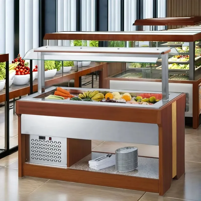 Customized professional bar equipment / restaurant supply store / Buffet Table Refrigerator Salad