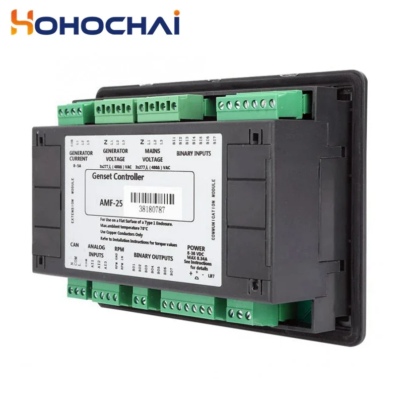 Factory Supply AMF25 AMF20 Diesel Generator Controller Auto Start Genset Control Module LCD Display Compatible With Original