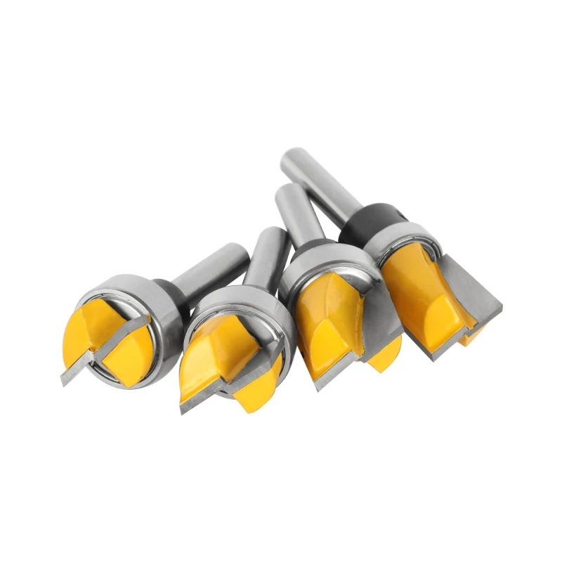 YUSUN Cleaning Bottom Bit With Bottom Bearing Router Bit Carbide Cutters Woodworking Milling Cutter For Wood Bit Face Mill