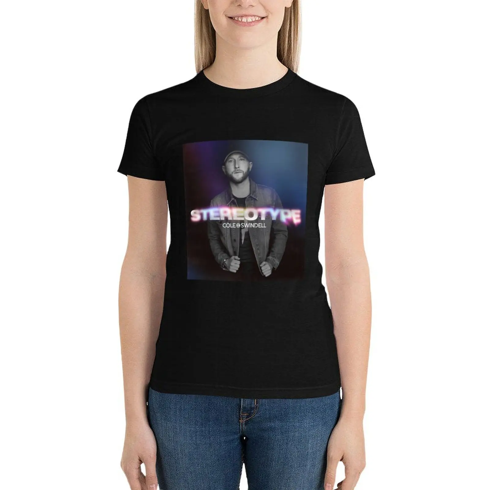 

Cole Swindell stereotype T-Shirt kawaii clothes cute clothes oversized t shirts for Women