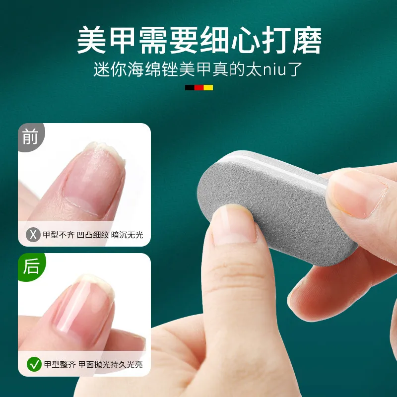 1pc lima de uñas Mini Nails Sponge File Buffer Block Buffing Sanding File Professional Pedicure Manicure Tool Colorful Nail File