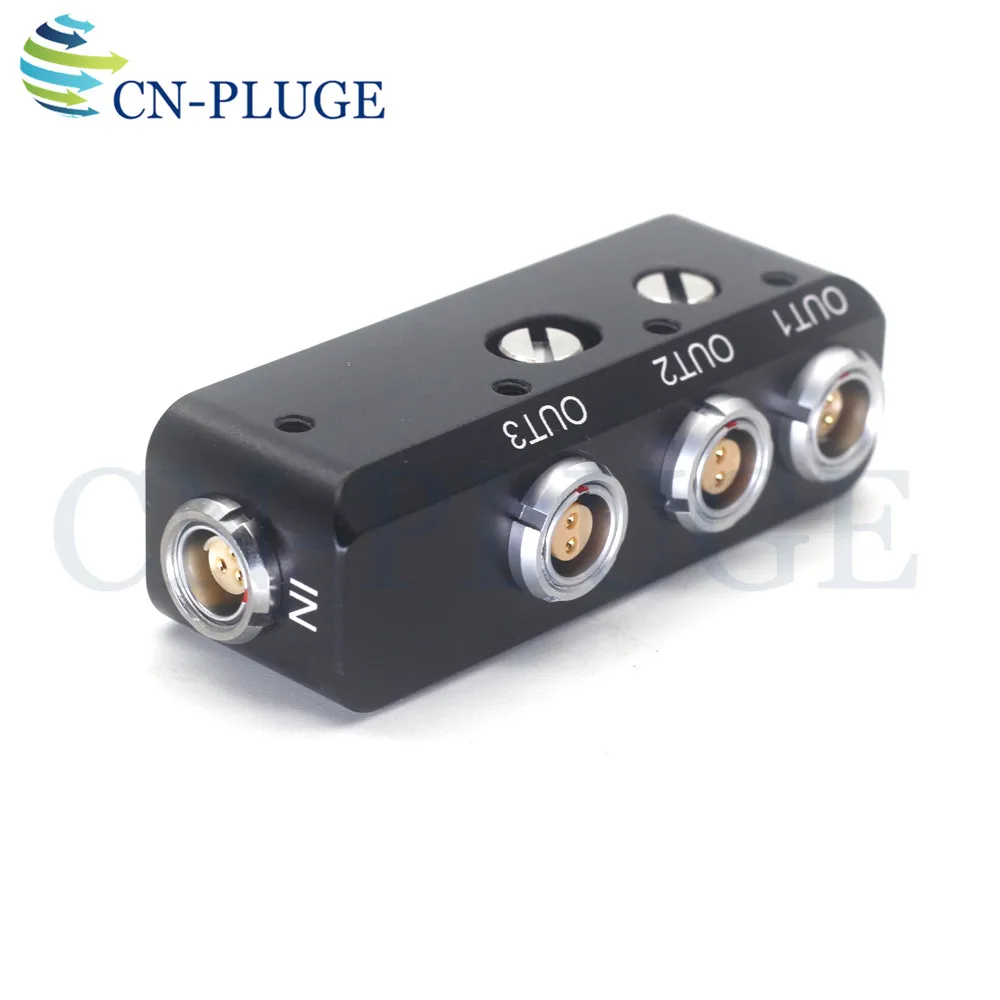 RS 3-Pin Female TO 2x 0B 2-Pin Female+RS3 Pin Power Three-Way Splitter For Sony Venice Camera RS 3-Pin 24V Splitter