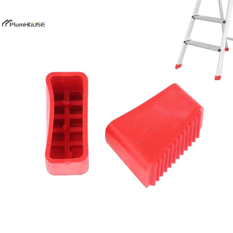 4Pcs Step Ladder Feet Covers Versatile Ladder Leg Cover Non-Skid Rubber Ladder Foot Pad Insulating Foot Sleeve