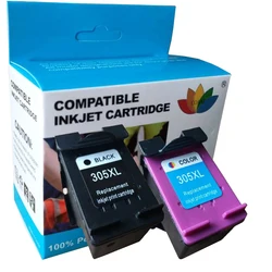 COAAP 305XL Refilled Ink Cartridge Replacement for HP 305 XL HP305 DeskJet 2710 2720 4110 4120 4130 ENVY 6010 6020 6030 6420