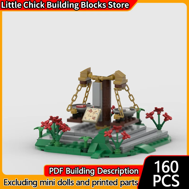 Stad Street View Model MOC Bouwstenen Weegschaal Architectuur Modulaire Technologie Kinderen Vakantiegeschenken Monteer Speelgoed Pak