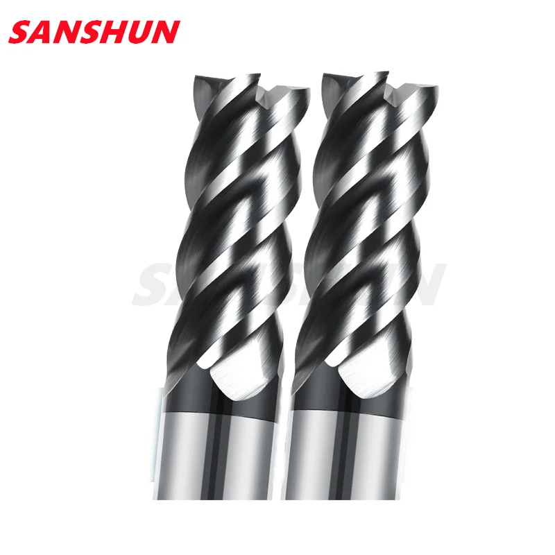 Milling Cutter Alloy Coating Tungsten Steel Tool By Aluminum Cnc Maching 4 Blade Endmills Top Milling Cutter Wood Milling Cutter