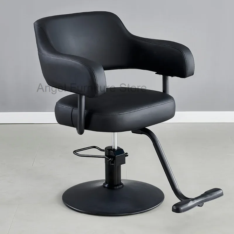 

Styling Aesthetic Hairdressing Chair Swivel Rotating Professional Barber Chair Pedicure Taburete Hairdressing Furniture MQ50BC