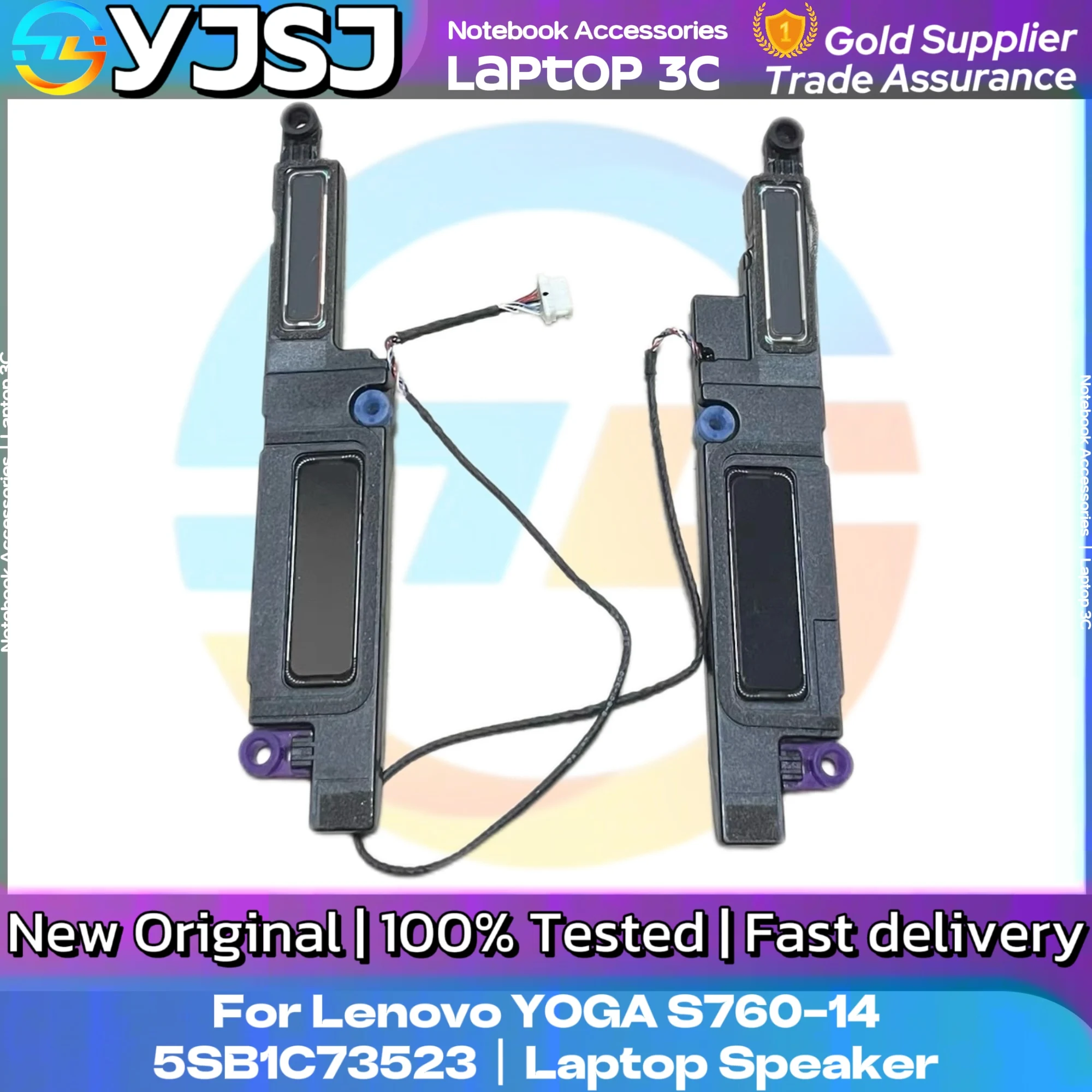 

New GENUINE Original Laptop Speaker For Lenovo YOGA S760-14 built-in speaker horn audio 5SB1C73523