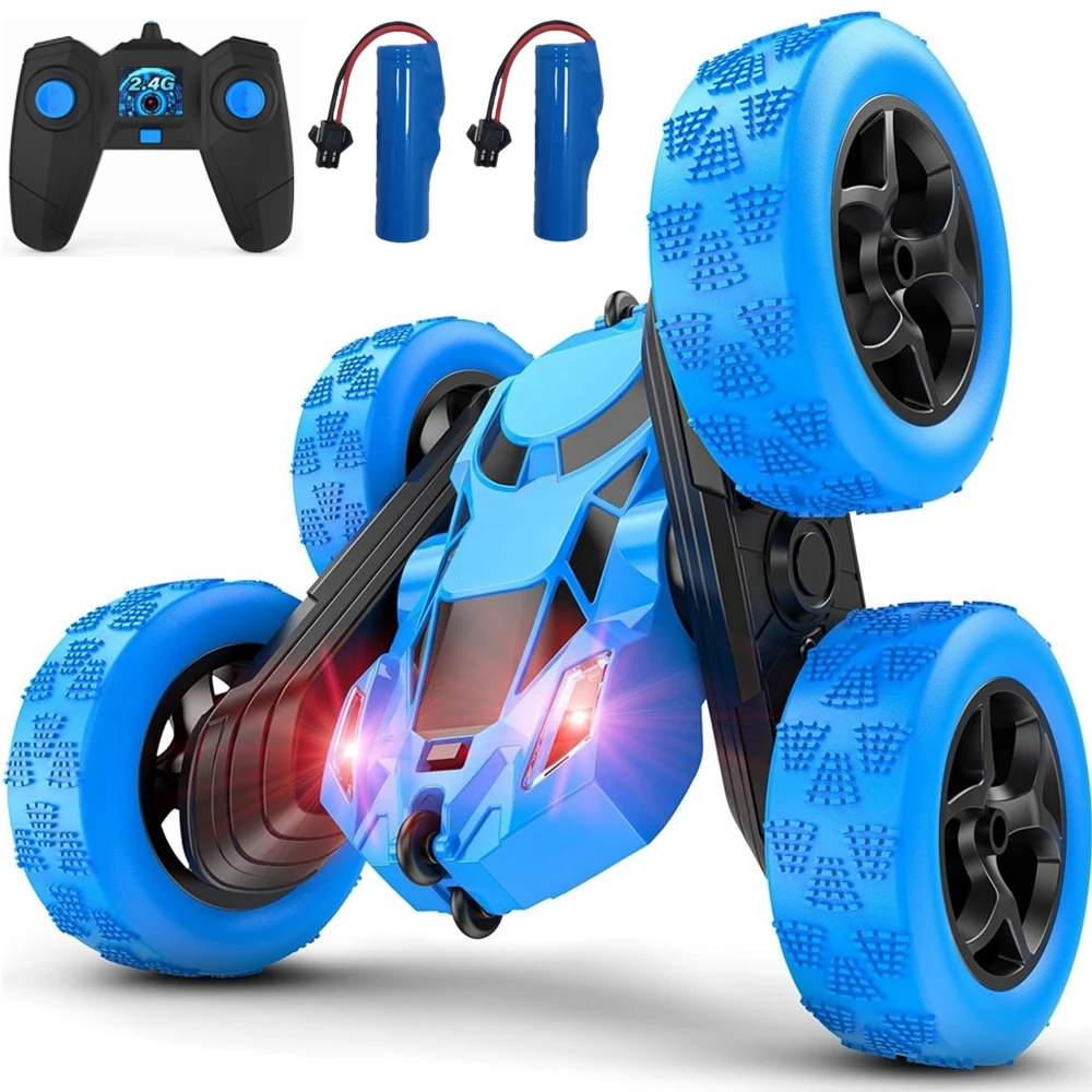 

4WD Remote Control Car for Kids Toy Rechargeable 360° Rotating Radio Stunt RC Car for Kids All Terrain Off-road Truck Child Gift