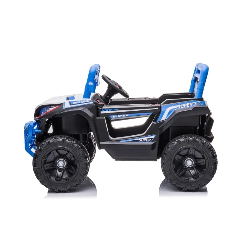 12V Kids Electric Ride On Car with Remote Control, 4 Motors Rechargeable Battery Powered Toy Vehicle Gift for 3-6 Years kids