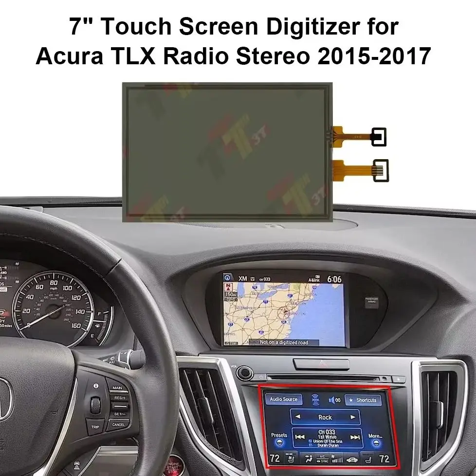 

7-дюймовый дигитайзер сенсорного экрана для Acura TLX MDX и стереоблока Honda Odyssey