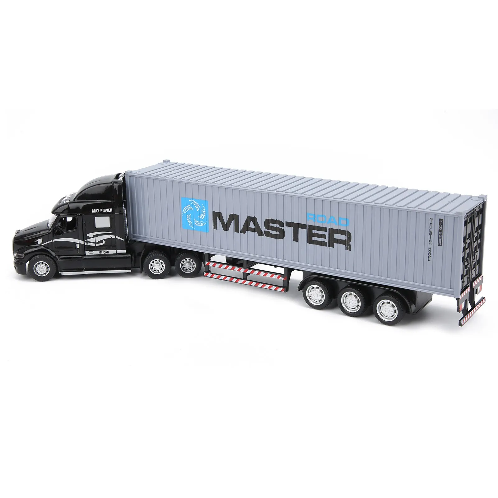 سيارة لعبة مجسمة الأطفال سبيكة محاكاة الحاويات نموذج سيارة الأطفال طفل التراجع لعبة السيارة مع ضوء الصوت