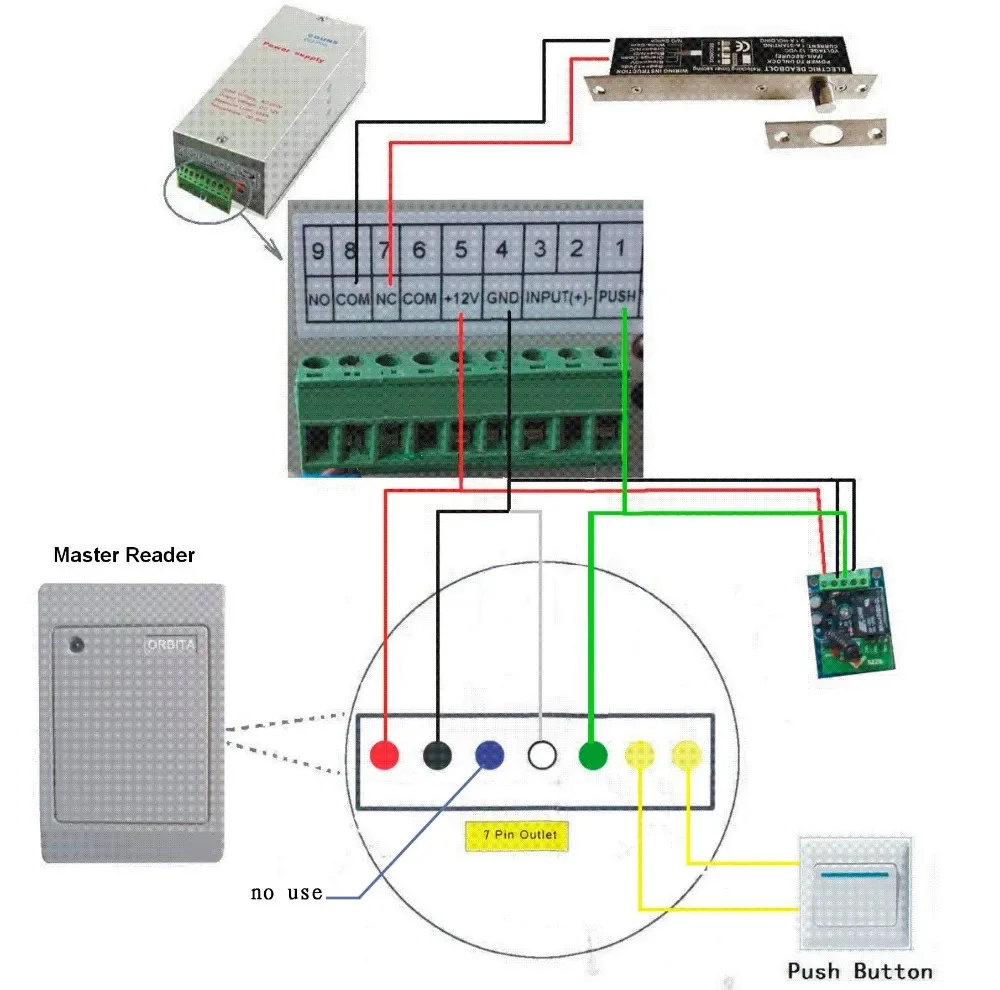 Orbita rfid smart key card elevator access control system