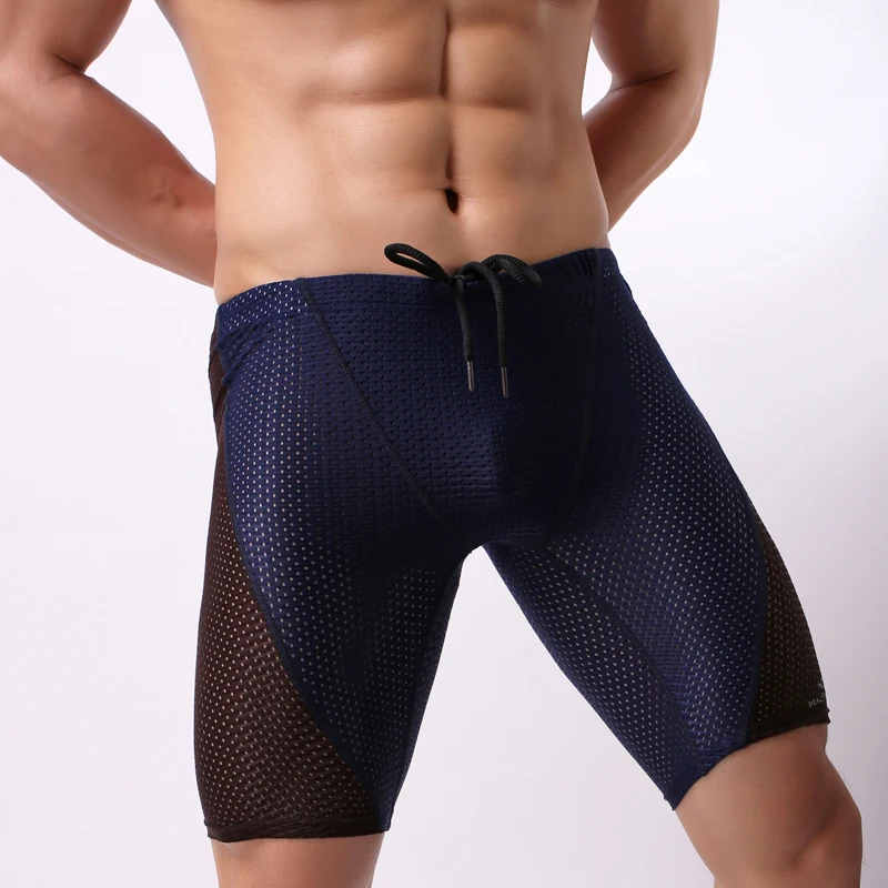 Erkek plaj yaz dar şort eklenmiş kısa tayt Joggers çabuk kuruyan sıska Fitness şortu erkek