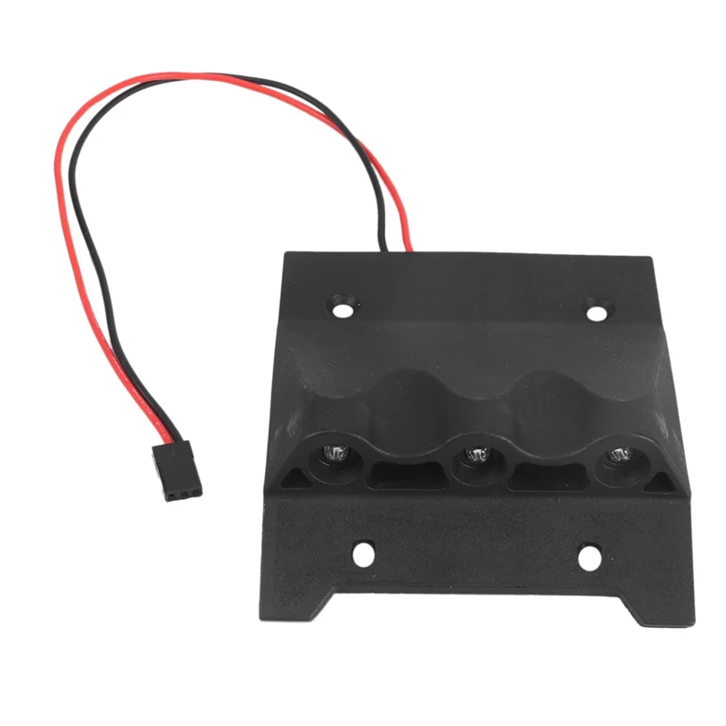 Garniture de plaque de toit en plastique A04F-2X avec jeu de lumière LED adapté aux pièces de voiture RC 1/5 HPI ROFUN ROVAN KM BAJA 5B 5T 5SC