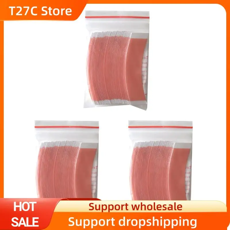 

T27C 108 шт./лот Duo-Tac супер сильная лента для парика для волос двойные клейкие удлинительные полоски водонепроницаемые для париков кружевные парики пленка C