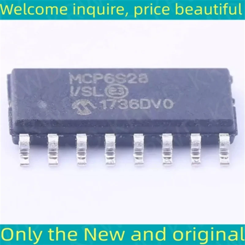 

5PCS MCP6S28 New and Original IC Chip SOP16 MCP6S28-I/SL MCP6S28-I MCP6S28