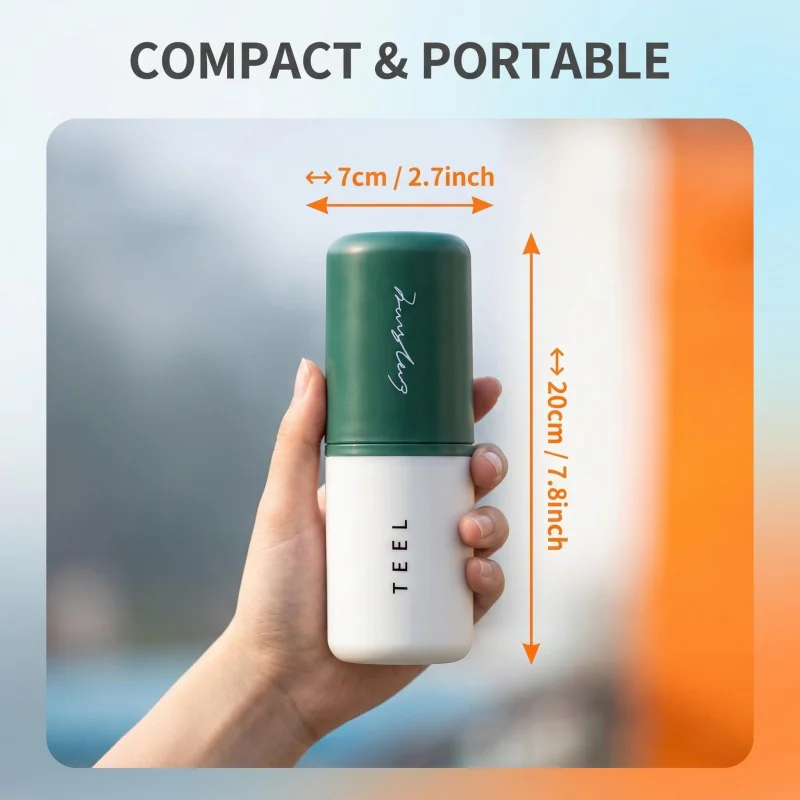 2Combination1Detachable design7cmFine diameter Suitable for business trips, camping, and daily use Portable Travel Detachable D