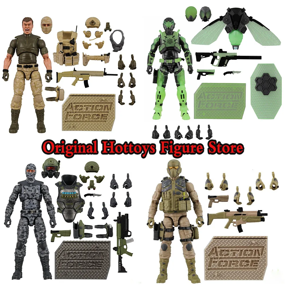 Figura de Ação Estilo Militar Moderno, Masculino Soldado Force Modelo, Conjunto completo, Coleção de Presentes, 6 ", 1, 12 Escala, Em Stock