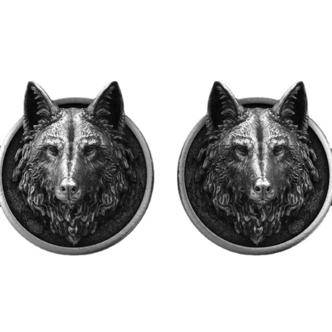 Mens Cufflinks Animals Religious Jesus Cuff links Boys Holidays Gifts Wedding Guest Dresses Accessories Gentleman Shirt Button