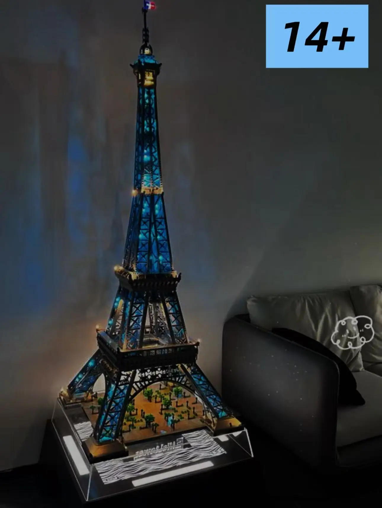 

Комплект светодиодных ламп, совместимый с моделью 10307, с многоцветными светодиодными лампами (кроме строительных блоков модели)