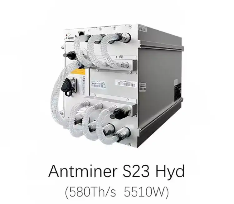 &&..@PEAK ซื้อ 3 แถม 2 ฟรีของแถม B_itmain A_ntminer S23 Hyd 580Th/s 5510W เครื่องขุดบิทคอยน์ระบบระบายความร้อนด้วยน้ำ