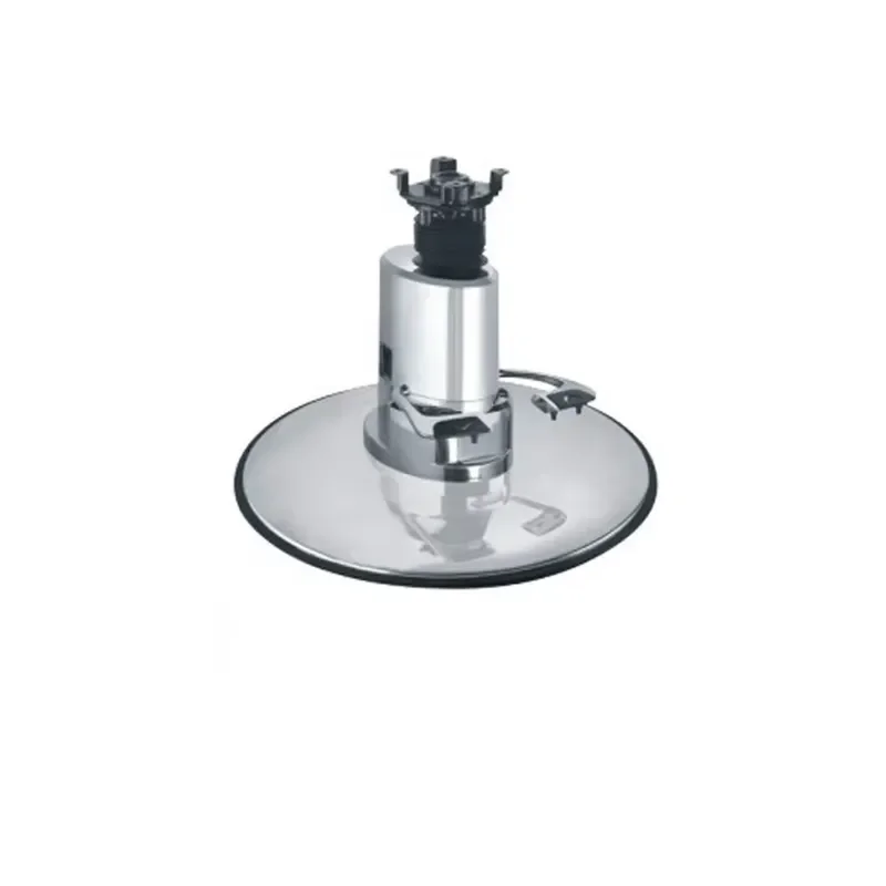 Hydraulic Round Rotary Base Stainless Steel for Barber Shop Chair Large Pump Modeling Hair Salon Accessories Seaman Parts