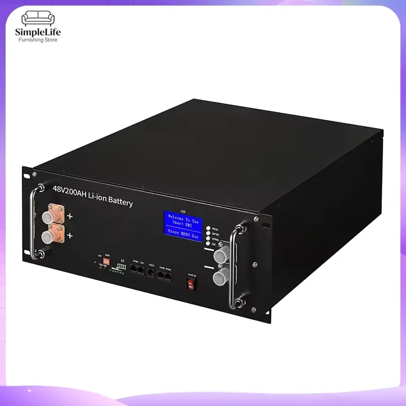48V Lithium Battery 50Ah 100Ah 200Ah 300Ah 5KWh 10KWh Solar Energy Storage System LiFePO4 Power Wall for Home Off Grid