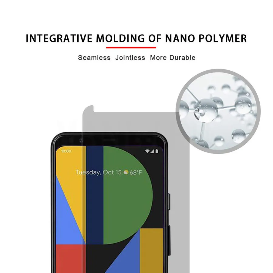 21D كامل منحني مكافحة التجسس الزجاج المقسى لجوجل بكسل 6 7 8 برو 5 7a 4a 4G 4 XL 3 الخصوصية حامي الشاشة بكسل 5a 5G 3 6a #3