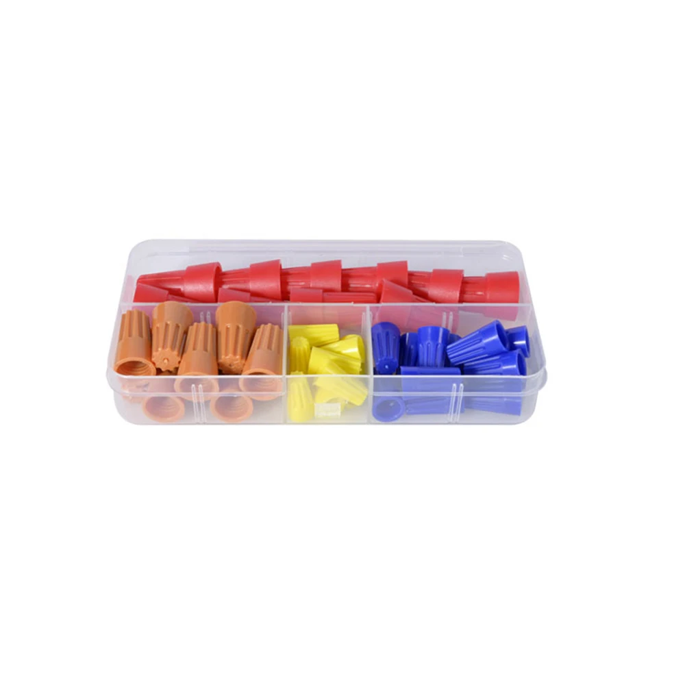 40PCS Electrical Screw Springs Caps Wire Conectors Nuts Wire Twist Terminals Stainless Assortment Set image 6