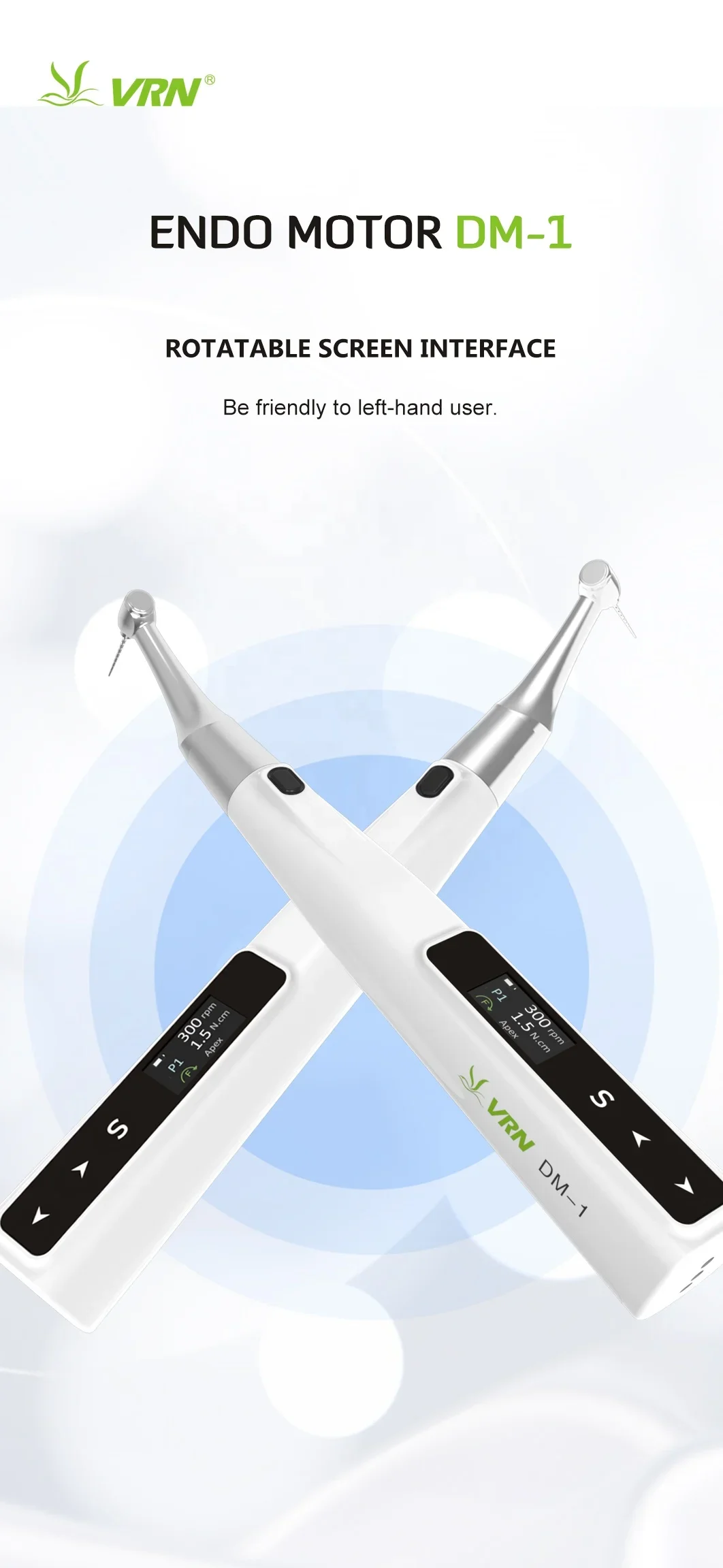 Wireless cordless Den tal endodontic endo motor with apex locator